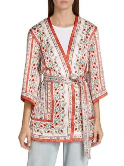 Alice + Olivia Domino Floral Satin Kimono 10 Alice + Olivia Domino Floral Satin Kimono -Alice + Olivia Sales unnamed file 703