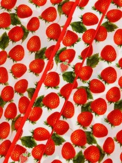 Alice + Olivia Willa Strawberry Silk Shirt -Alice + Olivia Sales unnamed file 715