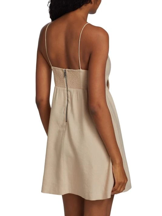 Alice + Olivia Melvina Tie-Front Cut-Out Minidress 5 Alice + Olivia Melvina Tie-Front Cut-Out Minidress - Image 5