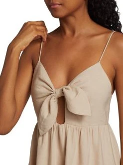 Alice + Olivia Melvina Tie-Front Cut-Out Minidress 12 Alice + Olivia Melvina Tie-Front Cut-Out Minidress -Alice + Olivia Sales unnamed file 721