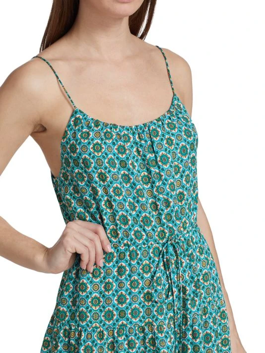 Alice + Olivia Cheyla Printed Tiered Minidress 6 Alice + Olivia Cheyla Printed Tiered Minidress - Image 6