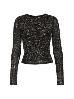 Alice + Olivia Delaina Embellished Top