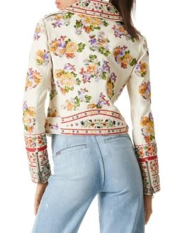 Alice + Olivia Cody Embellished Leather Moto Jacket -Alice + Olivia Sales unnamed file 834