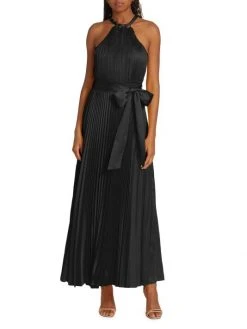 Alice + Olivia Alycia Pleated Halter Dress 9 Alice + Olivia Alycia Pleated Halter Dress -Alice + Olivia Sales unnamed file 859