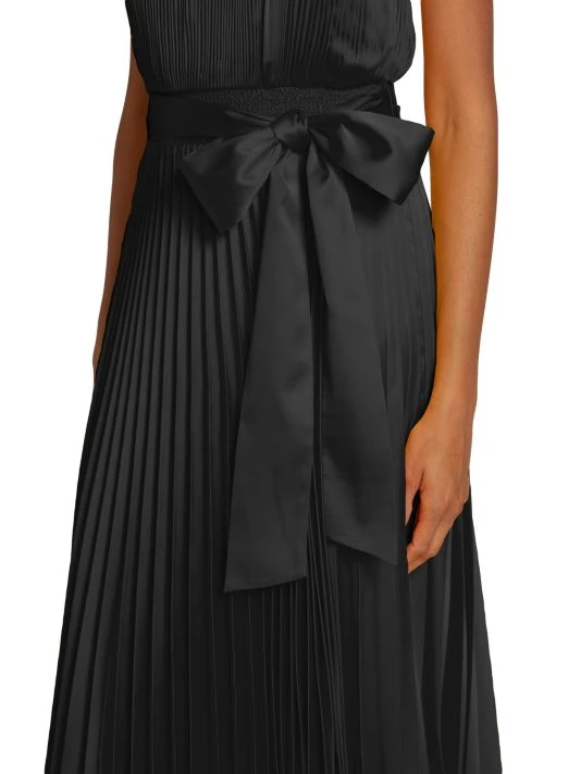 Alice + Olivia Alycia Pleated Halter Dress 6 Alice + Olivia Alycia Pleated Halter Dress - Image 6