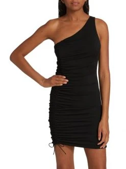 Alice + Olivia Binnie Ruched One-Shoulder Minidress -Alice + Olivia Sales unnamed file 866