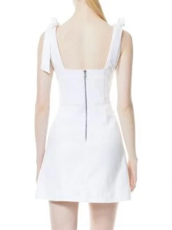 Alice + Olivia Maryann Tie-Shoulder Minidress -Alice + Olivia Sales unnamed file 88