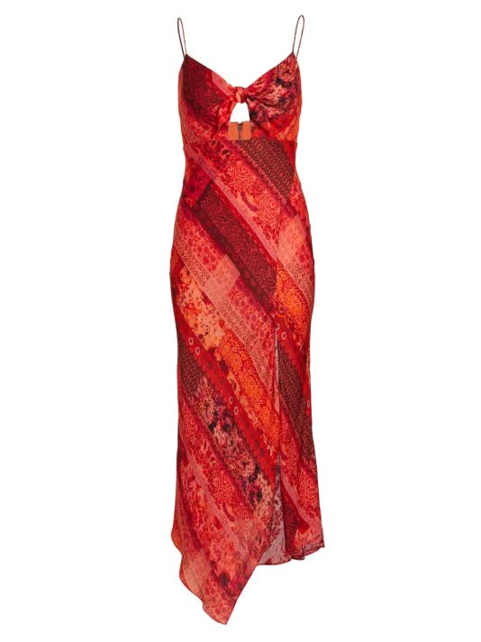 Alice + Olivia Harmony Asymmetric Midi-Dress 1 Alice + Olivia Harmony Asymmetric Midi-Dress