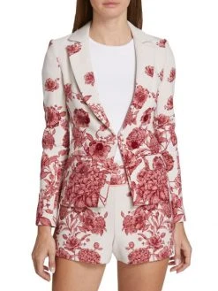 Alice + Olivia Mya Floral Jacquard Blazer -Alice + Olivia Sales unnamed file 894