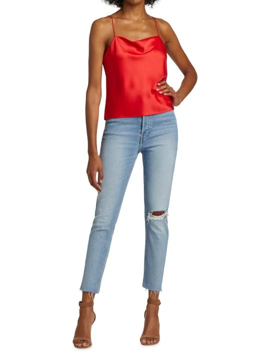 Alice + Olivia Harmon Drapey Slip Cami 2 Alice + Olivia Harmon Drapey Slip Cami - Image 2