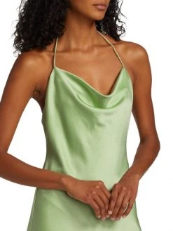 Alice + Olivia Harmony Asymmetric Satin Slip Dress -Alice + Olivia Sales unnamed file 920