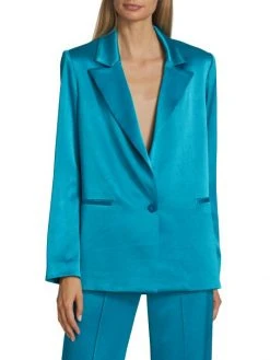Alice + Olivia Denny Satin Blazer -Alice + Olivia Sales unnamed file 924
