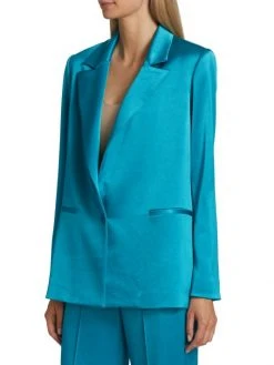 Alice + Olivia Denny Satin Blazer -Alice + Olivia Sales unnamed file 925