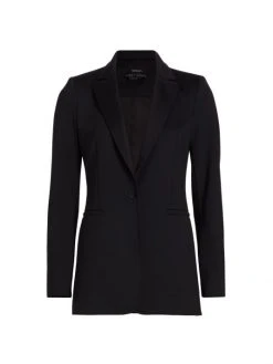 Alice + Olivia Breann Long Fitted Blazer