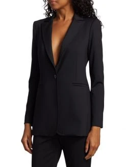 Alice + Olivia Breann Long Fitted Blazer -Alice + Olivia Sales unnamed file 943