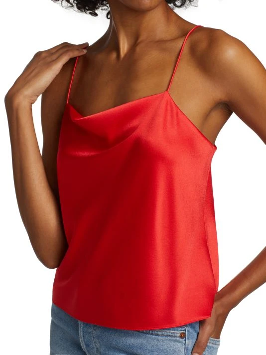 Alice + Olivia Harmon Drapey Slip Cami 6 Alice + Olivia Harmon Drapey Slip Cami - Image 6