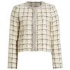 Alice + Olivia Kidman Embellished Tweed Jacket