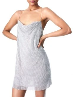 Alice + Olivia Harmony Chainmail Slip Dress -Alice + Olivia Sales unnamed file 984